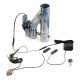 3 inch 304 stainless steel type Y pipe Dual-Valve cutout Electric Exhaust with switch and remote button contral PP-YT30SR