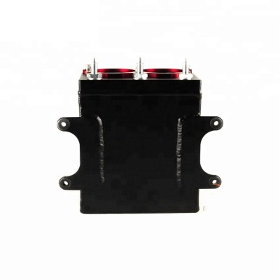 Dual Port  product 60mm 044 external Fuel pump Oil Tank Racing Black billet Pusher catch can Fuel Tank